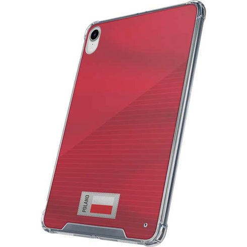 Poland Soccer Flag iPad 11th Gen (2025) Clear Case